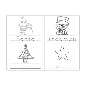 *FREEBIE* Christmas Words Mini Book by Little Bird Resources | TpT