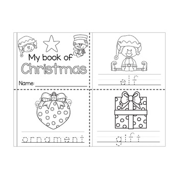 My Little Book of Christmas Colors Mini Book (Free Printable)