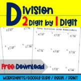 {FREEBIE} Dividing 2-Digit by 1-Digit Numbers - Long Divis