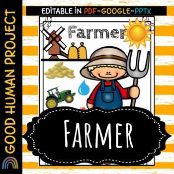Preview of *FREEBIE* Farmer | Community Helper Poster | Jobs | Occupations