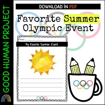 Preview of *FREEBIE* Favorite SUMMER Olympic Event Sport Writing Prompt | Olympic Games