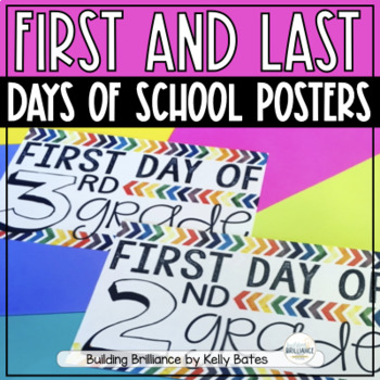 Preview of First and Last Day of School Signs Preschool through 12th Grades Included