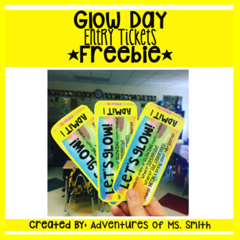 Preview of *FREEBIE* Glow Day - Entry Ticket