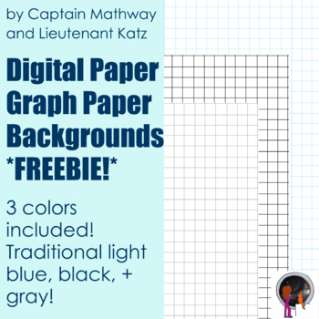 Preview of *FREEBIE!* Graph Paper, Grid Paper, Digital Paper Download