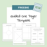 *FREEBIE* Guided One Pager Templates