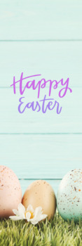 Preview of {FREEBIE} Happy Easter Bookmarks