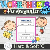 ⭐️ ⭐️ FREEBIE: Hard & Soft 'C' Worksheet