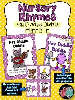 Preview of Nursery Rhyme Foldable Reader