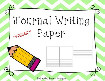 Preview of ***FREEBIE*** Journal Writing Paper