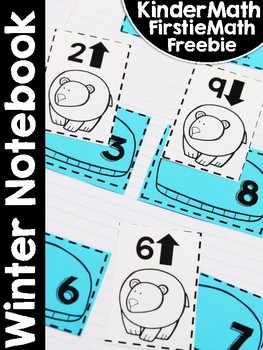 Preview of *FREEBIE* KinderMath® and FirstieMath® Winter Interactive Notebook