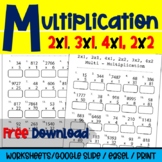 {FREEBIE} Mixed Multiplication 2, 3, 4 Digit by 1-Digit Nu