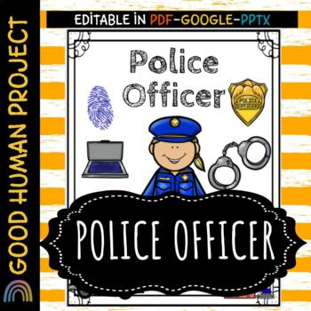 Preview of *FREEBIE* Police Officer | Community Helper Poster | Jobs | Occupations