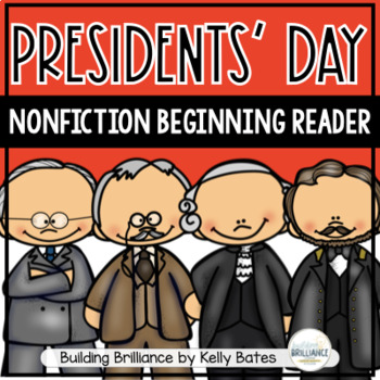 Preview of Presidents Day Emergent Reader for Beginning Readers