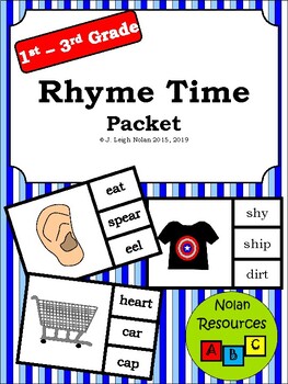 Preview of *FREEBIE* Rhyme Time Packet