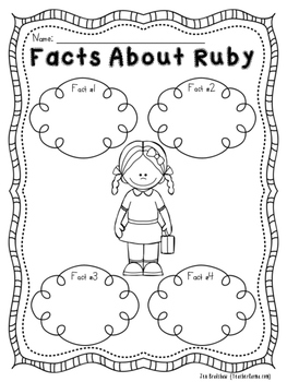 Ruby Bridges No Prep Printables Black History Month By Teacher Karma