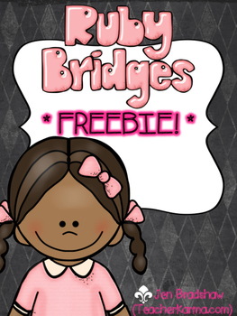 Preview of Ruby Bridges NO PREP Printables ~ Black History Month