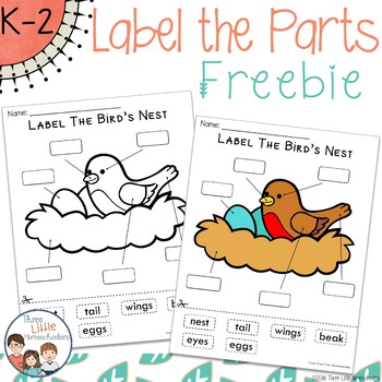 Preview of Spring Labeling Center Activities Preview FREEBIE