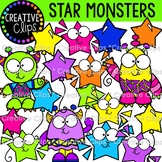 {FREEBIE} Star Monsters {Monster Clipart}