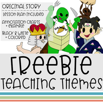 Preview of [FREEBIE] Teaching Themes Across Cultures w/ Annotations