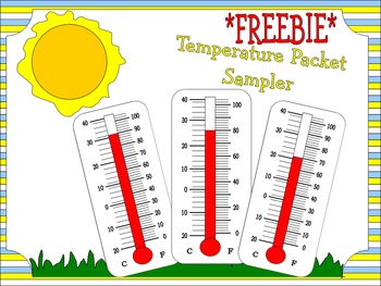 temperature and thermometer teaching resources tpt