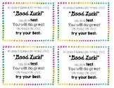 *FREEBIE* Testing "Good Luck" Message from Teacher