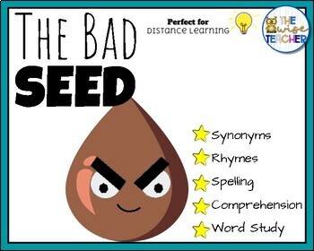 Preview of (FREEBIE) The Bad Seed  | Reading Comprehension Phonics Spelling & More!