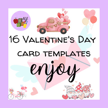 Preview of Valentine's Day Card Templates