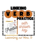 *FREEBIE* Verb/Linking Verb Practice for Grammar/ELA/Writi