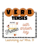 *FREEBIE* Verb Tenses/ Past, Present, & Future/ELA/Grammar