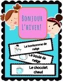 (FRENCH) Word Wall: Bonjour l'hiver!