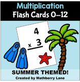 Multiplication Flash Cards Fluency 0-12 Facts Practice Sum