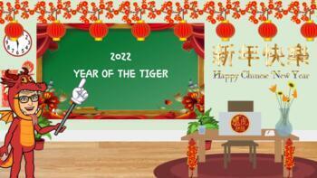 Preview of *FULLY EDITABLE*  Chinese New Year Bitmoji Virtual Classroom