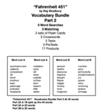 Fahrenheit 451 Vocabulary Crossword - WordMint