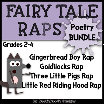 Preview of "Fairy Tale Raps" Poetry Bundle for Fluency and More