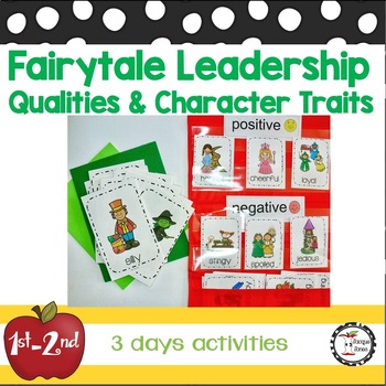 Preview of Leadership Activities - Fairytale Character Traits and Leadership Qualities