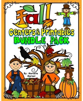 Preview of Fall Autumn worksheets and activities for kindergarten- HUGE BUNDLE