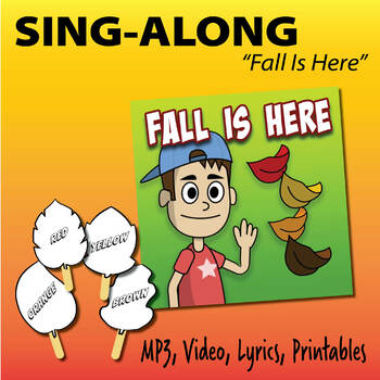 Preview of Fall Sing-Along Song & Video | MP3, Video, Printables