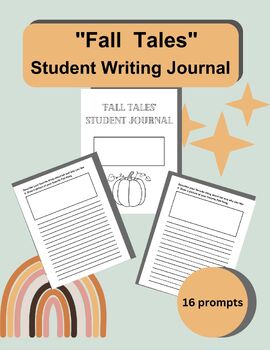 Preview of "Fall Tales" -Student Writing Journal