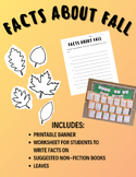 "Fall is in the Air" Bulletin Board and Fall Facts