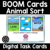 Animal Sort Air Land Water BOOM Cards