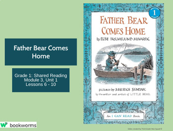 Preview of "Father Bear Comes Home" Google Slides- Bookworms Supplement
