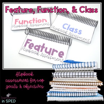 Preview of  Feature, Function, & Class Flip Books for Special Education