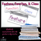  Feature, Function, & Class Flip Books for Special Education