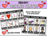 February Mini Word Wall for the Writing Center & Writing W