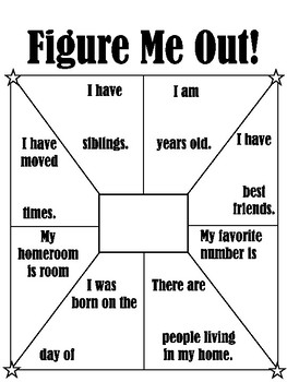 Preview of "Figure Me Out" - Getting to know you activity