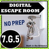 ⭐Find Missing Angles Escape Room⭐7.G.5 Activity