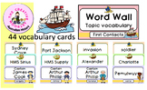 'First Contacts' Word Wall Australian History Vocabulary