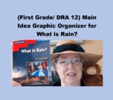 (First Grade/ DRA 12) Main Idea Graphic Organizer for What