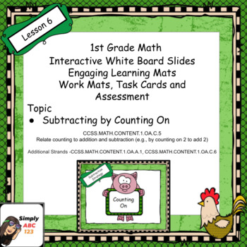 Preview of  First Grade iReady Ⓡ Math Unit 1 Subtract by Counting On