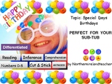 Distance learning - Birthdays Celebration / Special Days /
